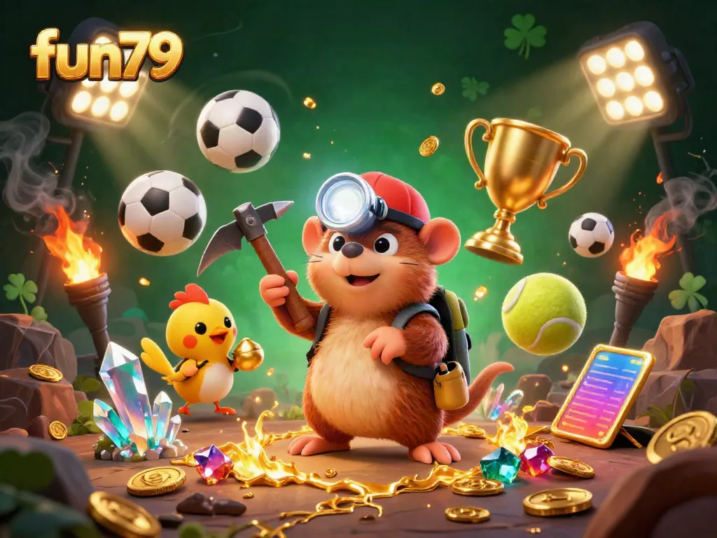 Experience thrilling action at fun79 with a vibrant casino scene showcasing characters in a dynamic gambling atmosphere.