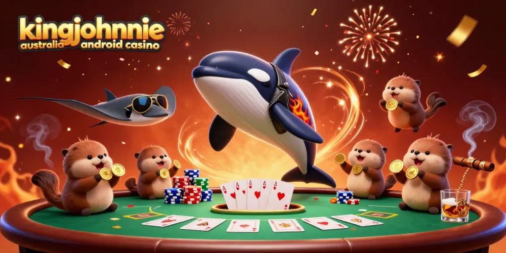 Experience the thrill at kingjohnnie australia android casino with vibrant 3D characters and exciting gaming elements.