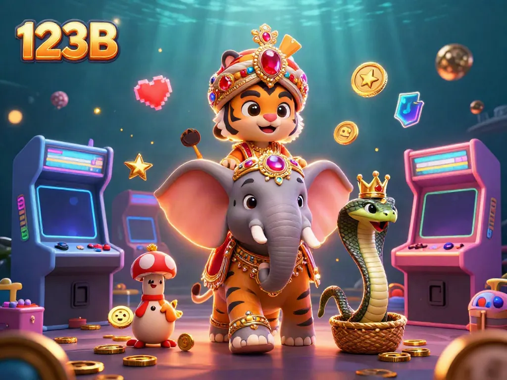 Engage in thrilling adventures at 123B with vibrant casino games and dazzling characters.