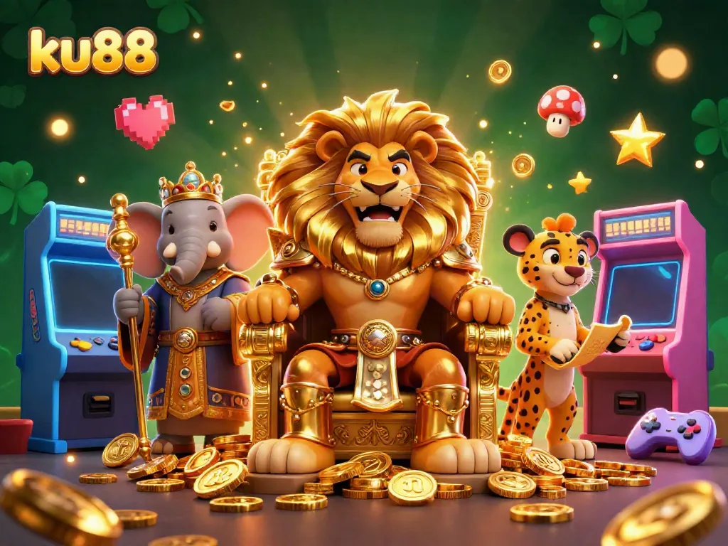 Experience thrilling adventures with ku88 as cartoon characters reign over vibrant casino games.