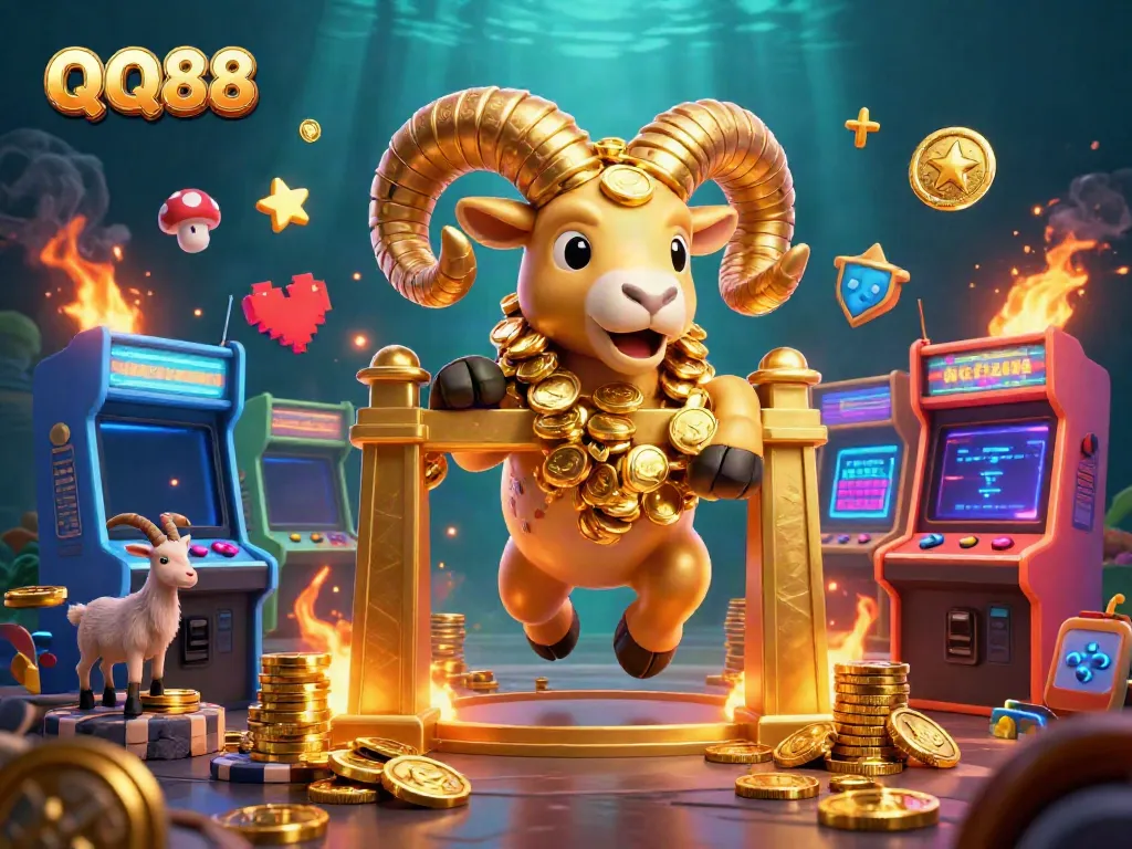 Experience thrilling gameplay at QQ88 with vibrant 3D elements and exciting casino features.